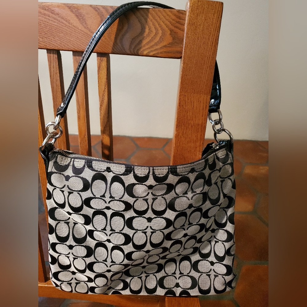 Coach Signature Hippie Handbag - Picture 2 of 7